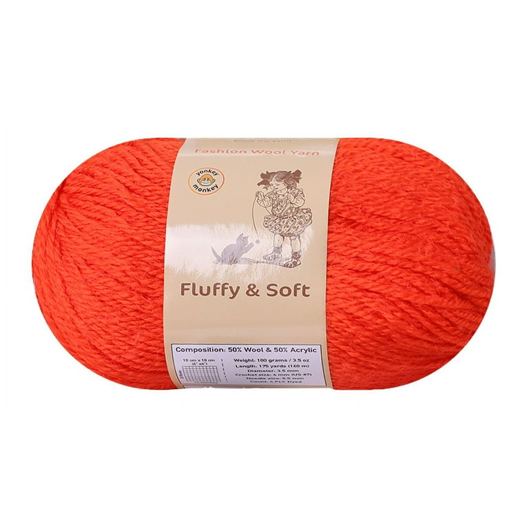 puffy 2 Piece Hand Knitting Wool Yarn, Furry Yarn Art & Craft Yarn Maroon  Color - 2 Piece Hand Knitting Wool Yarn, Furry Yarn Art & Craft Yarn Maroon  Color . shop