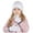 White, variant on SUXIAN Children's Winter Scarf Set Hat Scarf and Gloves Warm Beige One Size