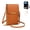 Brown, variant on TouchScreen Phone Crossbody Bag for Women, Anti Theft Leather Cell Phone Small Purse with Clear Window for Travel, Shopping & Everyday Use-Black