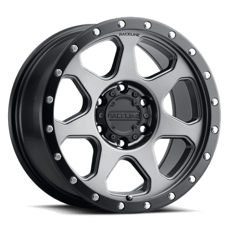 Raceline 949G-7X 17  Cast Aluminum Wheel  7X GUNMETAL 17X8.5 5X127 0mm