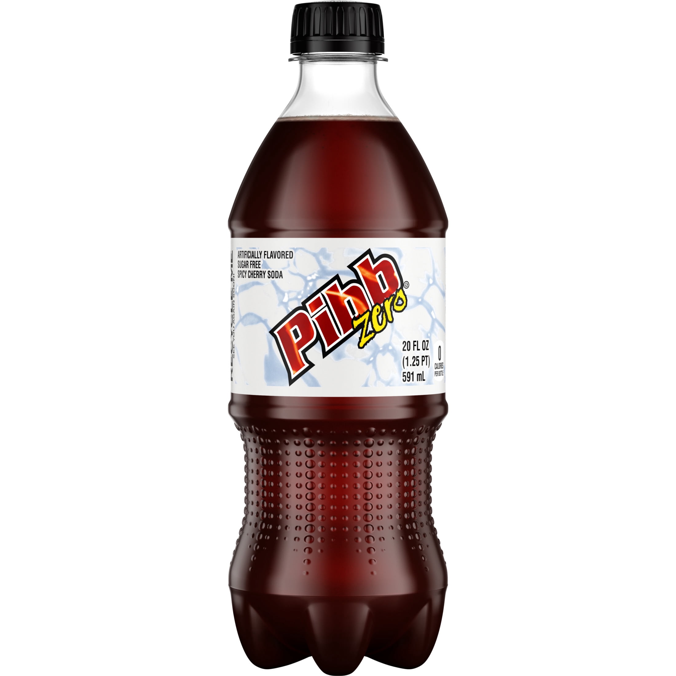 Pibb Diet Zero Sugar Spicy Cherry Soda Pop, 20 fl oz Bottle