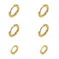 thumbnail image 2 of 14K Gold Plating Small Huggie Hoop Earrings for Women 925 Sterling Silver Hypoallergenic Cartilage Huggie Hoops Earrings for Men（3 Pairs, 2 of 10
