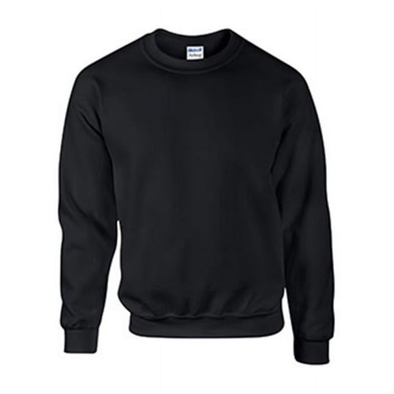 Gildan G12000 Dry Blend Adult Crew Neck Sweatshirt - Black - Medium