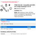 thumbnail image 2 of TPMS Valve Kit - Compatible with 2008 - 2017 Dodge Challenger 6.4L V8 2009 2010 2011 2012 2013 2014 2015 2016, 2 of 2