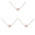 thumbnail image 3 of Collar Colgante Jumpingount tema Constelaciones Símbolo único Amistad elegante para amantes Festival Regalos Oro rosa Acuario, 3 of 6