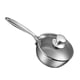 thumbnail image 2 of Olla para de acero inoxidable, olla multifuncional con tapa de vidrio, olla para sopa, olla para leche para , fideos, cafetería y cocina 20cm, 2 of 9
