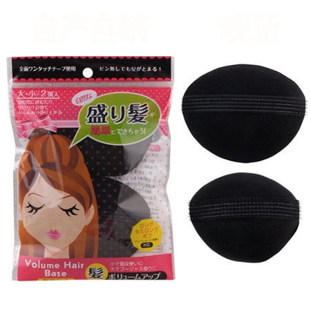 2pcs Hair Base Bump Insertion Tool Styling Volume Princess Styling Rose Puff Hair Paste Sponge Pad Hair (Best Hair Tools For Volume)