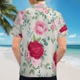 thumbnail image 6 of High Quality Hawaiian Shirts for Men Short Sleeve Aloha Beach Shirt Floral Summer Casual Button Down Shirts Blouses 9XE4DJ, 6 of 7
