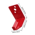 thumbnail image 2 of PENIKOKO Extincteur à 8 Vis avec Support Extincteurs en Métal Rouges avec Rangement pour Utilisateurs Généraux, 2 of 7