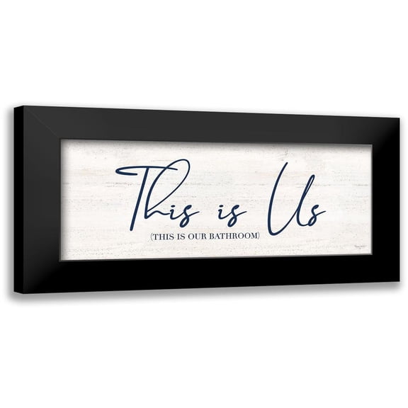 Reed, Tara 14x8 Black Modern Framed Museum Art Print Titled - Bathroom Humor panel IV-Us