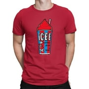 Classic Cup Design - Retro ICEE 'Coldest Drink In Town' Graphic Men's T-shirt