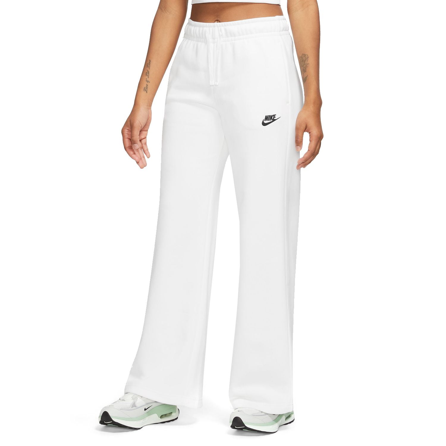 women's nike open bottom sweatpants
