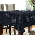 thumbnail image 5 of Yayeee Tablecloths 60" x 120" Rectangle Wrinkle Resistant Party Table Cover, Starry Night Pattern, 5 of 8