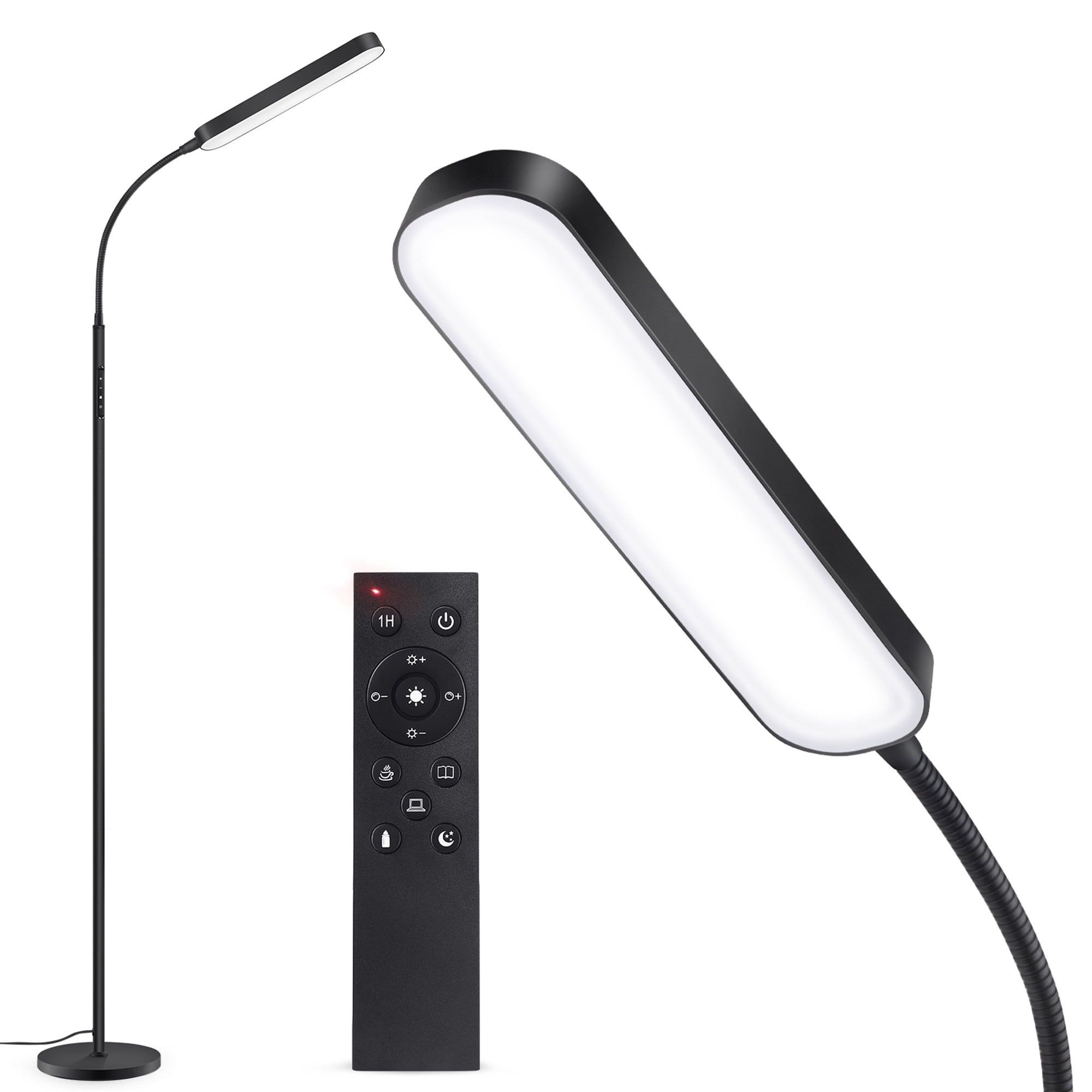 Outon Remote and Touch Control Floor Lamp, with 4 Color Temperature and