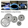 Upgrade Cooker Hat Set Oven Gas Hob Burner Crown Flame Cap Cover for