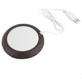 thumbnail image 5 of USB Coffee Mug Warmer, Heat Drink Mug Wood Grain Mug Warmer, 5 of 5