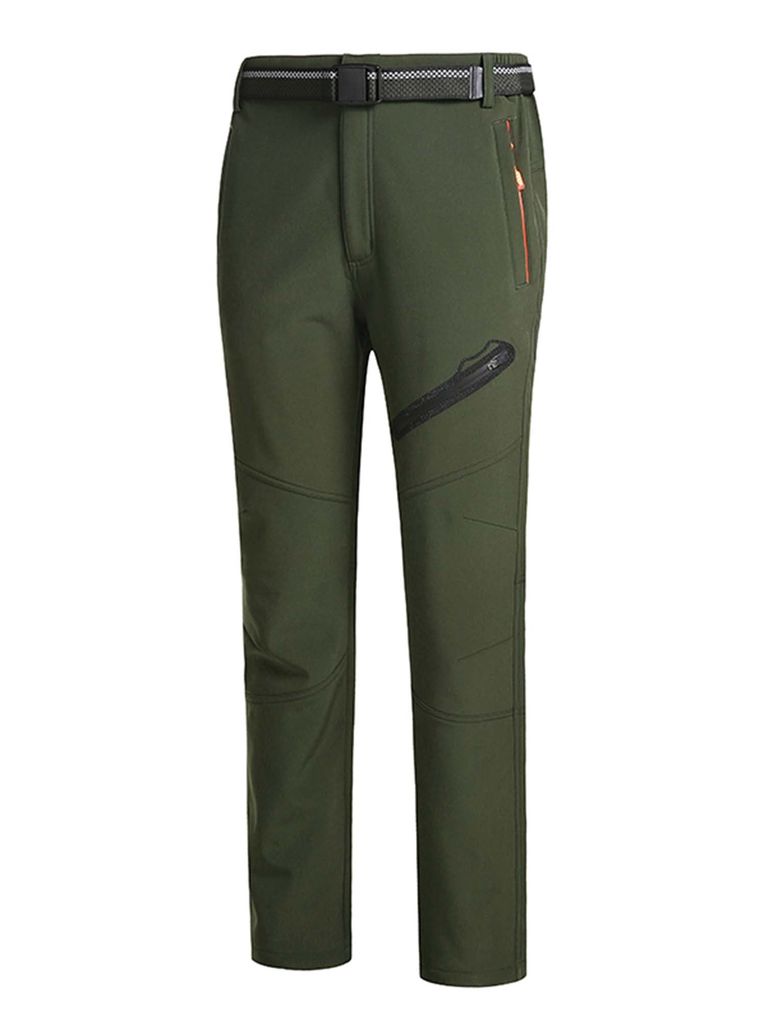 fleece lined walking trousers mens