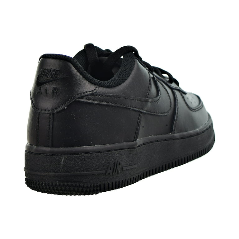 Nike Air Force 1 LE Black/Black Grade School Kids' Shoe