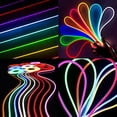 thumbnail image 2 of Jinsinto Led Neon Rope Light 12V LED Strip Lights Waterproof Silicone Rope Light for Indoor Outdoor Decoration, 2 of 7