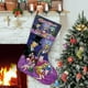 thumbnail image 1 of Sailor Moon Tema: Calcetines de Navidad, fino lino blanco para colgar en escaleras y chimenea, decoración navideña para el hogar, regalo de Navidad. 45cm × 32cm, 1 of 5
