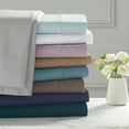 thumbnail image 2 of Hotel Style 600 Thread Count 100% Luxury Cotton Sheet Set , Full Striped Teal Rain Green, 2 of 7