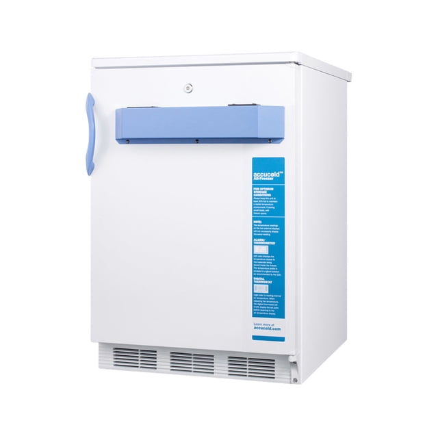 Accucold VT65MLBIMED2 24" One-Section Undercounter Pharmaceutical Freezer - White, 115v