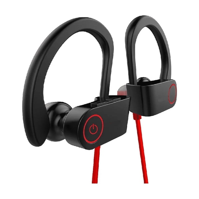 Audífonos Inalámbricos Con Bluetooth Y Micrófono Rojos con Negro