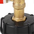 thumbnail image 4 of IBC Tote Adapter 3/4in Brass Tote Fitting Coarse Thread 275‑330 Gallon Water Tank Garden Hose Valve Fitting, 4 of 4