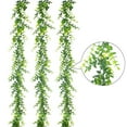 1packs garlands greenery garlands vines total 5 91ft hanging for