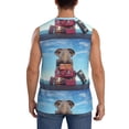 thumbnail image 4 of Daiia Elephant Sits Printed Men's Tank Tops,Casual Soft Sleeveless Gym Muscle Shirts Bodybuilding Tee-X-Large, 4 of 8