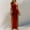 Red, variant on TMOYZQ Bathing Suit Cover Ups for Women Hollow Out Halter Wrap Sleeveless High Slit Casual Long Maxi Dresses Beach Cover Up Dress