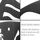 thumbnail image 4 of Arte de pared de metal con plumas, decoración de pared negra, esculturas de alas, adorno colgante cortado con láser, silueta hueca, letrero de pared de metal para baño, sala de estar, dormitorio,, 4 of 8
