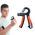 thumbnail image 4 of WDOplteas Counting Grip Trainer Fortalecedor Portátil Gripper Gym Equipment (Negro Naranja), 4 of 7