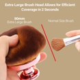 thumbnail image 3 of Brocha de maquillaje EOICCEOH extra grande para autobronceador y bronceador, 3 of 7