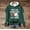 Green, variant on YVNAURA Football Grandma Shirt Game Day Sweatshirt for Women Thats My Grandson Out There Top Love Heart Football Graphic Long Sleeve Pullover Crewneck Fan Apparel, White,L