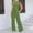 Green, variant on TIANZEN Casual Solid Color Pleated Short Sleeve Top And Trousers Two Piece Comfortable Wear Outfit For Daily Womens Snowmobile Pants Rompers And Jumpsuits for Women plus Size plus Size Snow Bibs Women