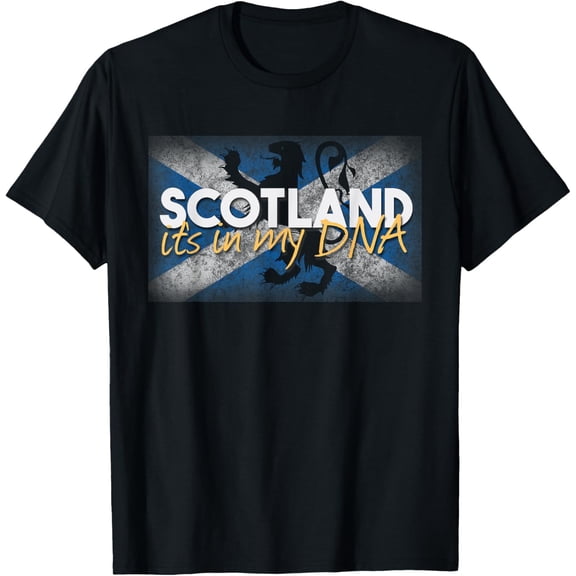 Scottish Flag Scotland It's In My DNA History Gift T-Shirt