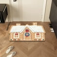 thumbnail image 4 of Christmas House Shaped Area Rug, 24 x 35 inch Non-Slip Ultra Soft Christmas Door Mat, Plush Decorative House Mat for Holiday Kitchen Living Room Bathroom Balcony Bedroom Decorations, 4 of 4
