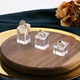 thumbnail image 3 of Ring stand holder jewellery display jewelers jewelry organizer stands for ring stand holders set case acrylic style 2 Large one, 3 of 6
