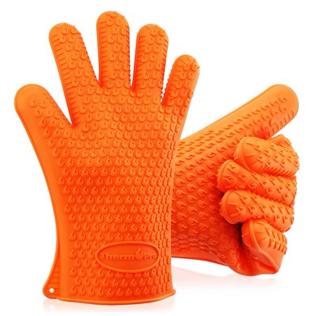 Thermopro Tp100 Bbq Grilling Gloves Oven Mitts Heat Resistant Thermopro Tp100 Bbq Grilling Gloves Oven Mitts Heat Resistant Silicone Pot Holders For Cooking Baking