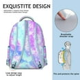 thumbnail image 5 of Versatile Geometric Shapes Texture Backpack - Just as Good for the Library as it is for a Coffee Shop Work Session, Lightweight, Excellent Gift Idea, 5 of 6