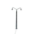 thumbnail image 4 of Model Railway Lamp 1:87 Scale Streetlight Simple Layout Props Double-Heads LED Park Light Home Yard Landscape Decorations Black（Warm Light）, 4 of 7