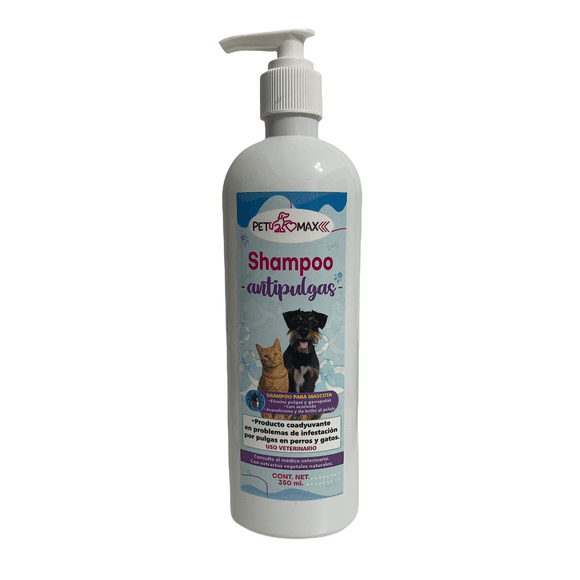 Shampoo antipulgas para perros y gatos 350 mililitros Terriomax SHANT88785WQPO