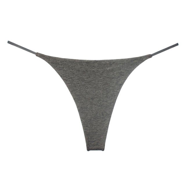 Tanga sexy de cintura baja con cinturón fino de doble capa, bikini de algodón de doble capa, pantalones de mujer, ropa interior deportiva y fitness