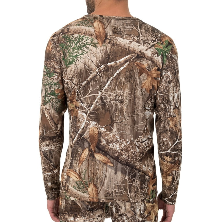 Realtree Men s Cotton Baselayer Thermal Underwear Top Walmart