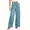 Light Blue, variant on Women's Lightweight Tencel Blend Wide Leg Pants Drawstring Elastic Waist Loose Casual Palazzo Trousers with Pockets Work office Slacks Light Blue