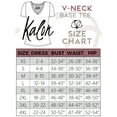 thumbnail image 7 of Kalon Women 4-Pack V-Neck T-Shirt Base Layer, 7 of 7