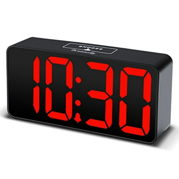 DreamSky Compact Digital Alarm Clock with USB Port for Charging