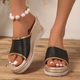 thumbnail image 3 of Viluyesy Womens Slippers Open Toe Casual Fashion Non-Slip Womens Footwear Black Size 41, 3 of 10