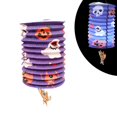 thumbnail image 1 of Halloween Party Decorations  Halloween Hanging Paper Lantern Decorative With Led Lights, 1 of 2